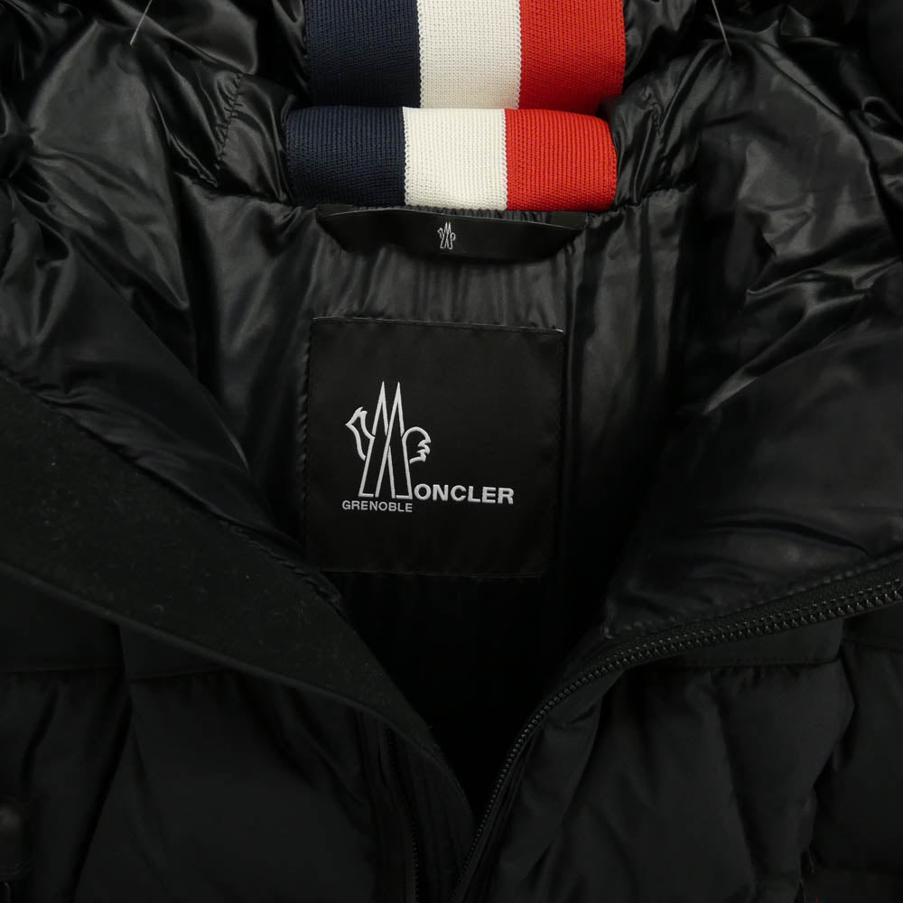 MONCLER モンクレール 1A50540 53864 GRENOBLE グルノーブル CAMURAC JACKET ダウンジャケット ブラック系 1【新古品】【未使用】【中古】
