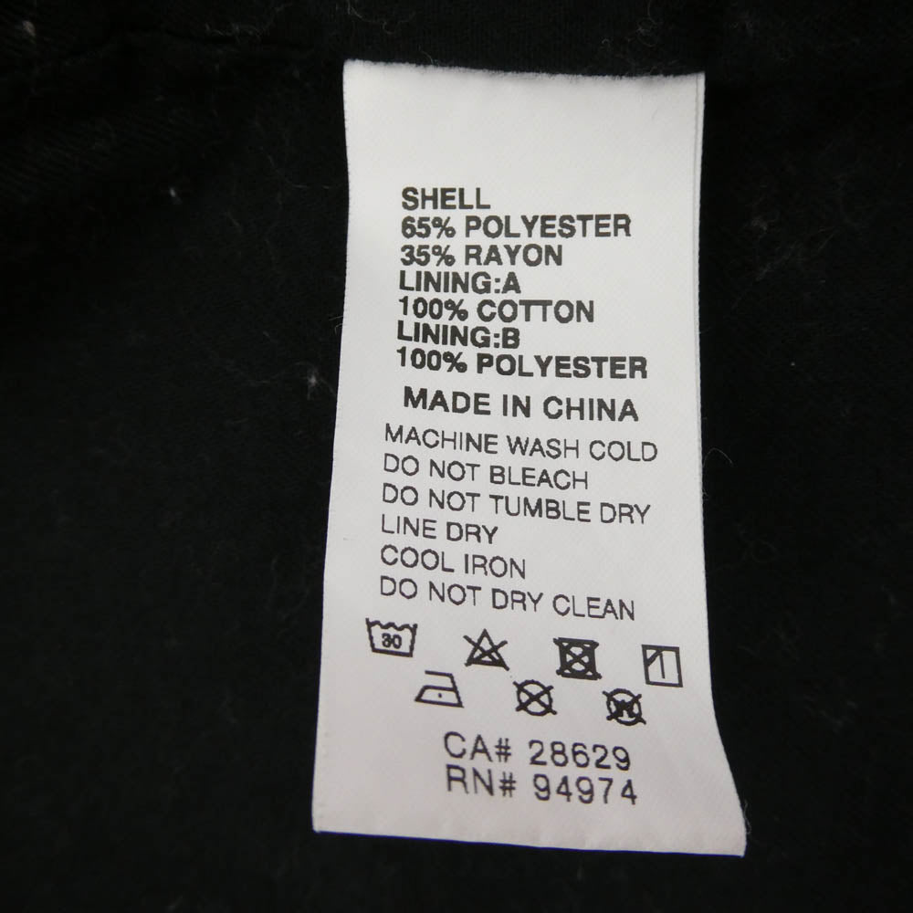 STUSSY ステューシー STYLE# 115405 Bryan JACKET ブライアン タータンチェック ストック ロゴ刺繍 ジップ ジャケット レッド系 マルチカラー系 XL【中古】