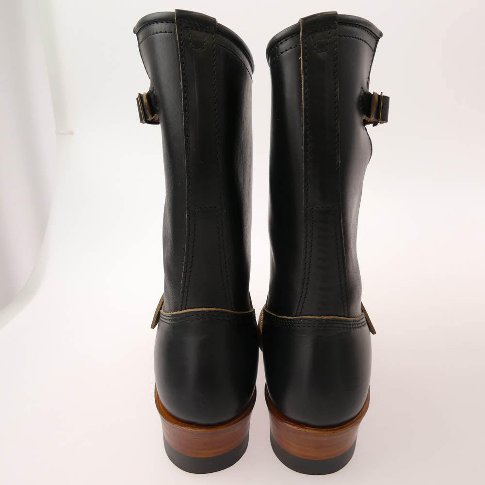 ジョン ロフグレン ブーツメーカー LK-003 WABASH ENGINEER BOOTS HORWEEN LEATHER CXL ウォバッシュ エンジニア ブーツ ブラック系 8.5【極上美品】【中古】