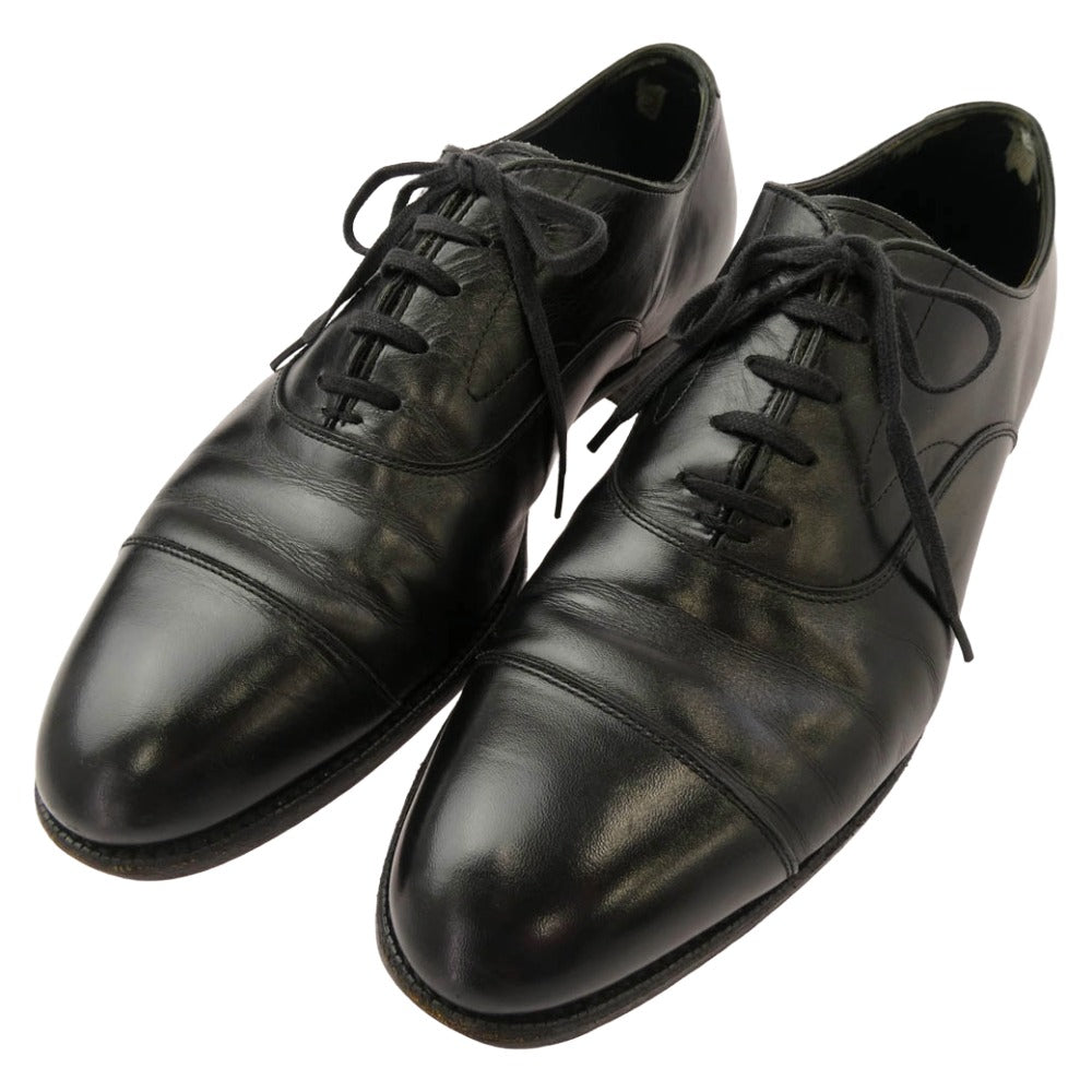 サンヨウヤマチョウ 友二郎 TOMOJIRO R2010 ストレートチップ シューズ ブラック系 7【中古】