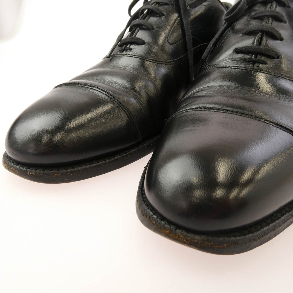 サンヨウヤマチョウ 友二郎 TOMOJIRO R2010 ストレートチップ シューズ ブラック系 7【中古】