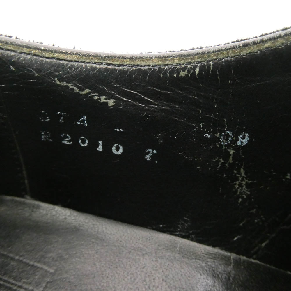 サンヨウヤマチョウ 友二郎 TOMOJIRO R2010 ストレートチップ シューズ ブラック系 7【中古】