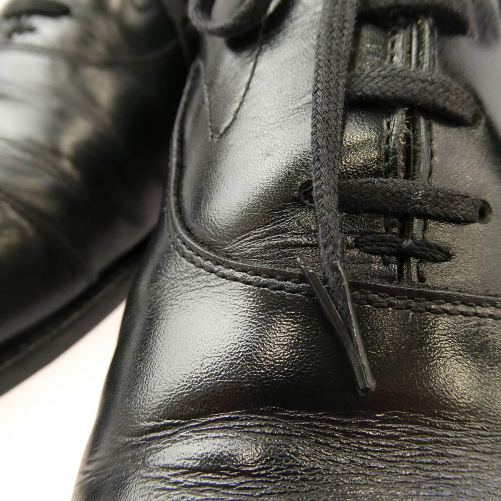 サンヨウヤマチョウ 友二郎 TOMOJIRO R2010 ストレートチップ シューズ ブラック系 7【中古】