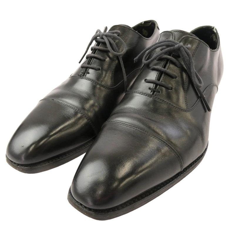 サンヨウヤマチョウ 友之介 TOMONOSUKE R309 ストレートチップ シューズ ブラック系 7【中古】