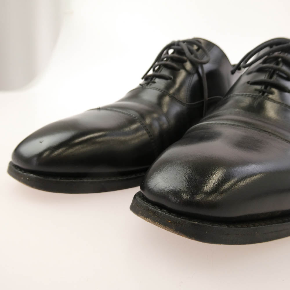 サンヨウヤマチョウ 友之介 TOMONOSUKE R309 ストレートチップ シューズ ブラック系 7【中古】