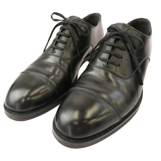 サンヨウヤマチョウ 07402-035 柔二 JUJI ストレートチップ シューズ ブラック系 7【中古】