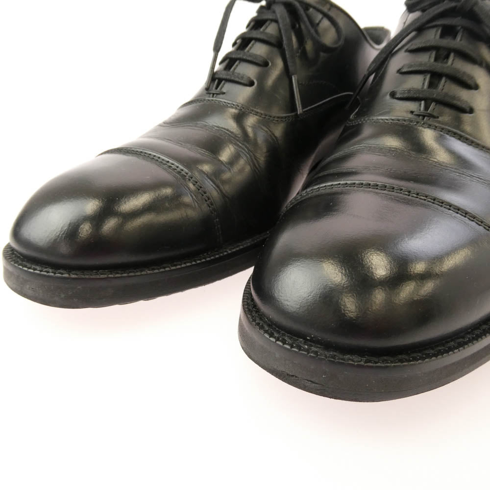 サンヨウヤマチョウ 07402-035 柔二 JUJI ストレートチップ シューズ ブラック系 7【中古】