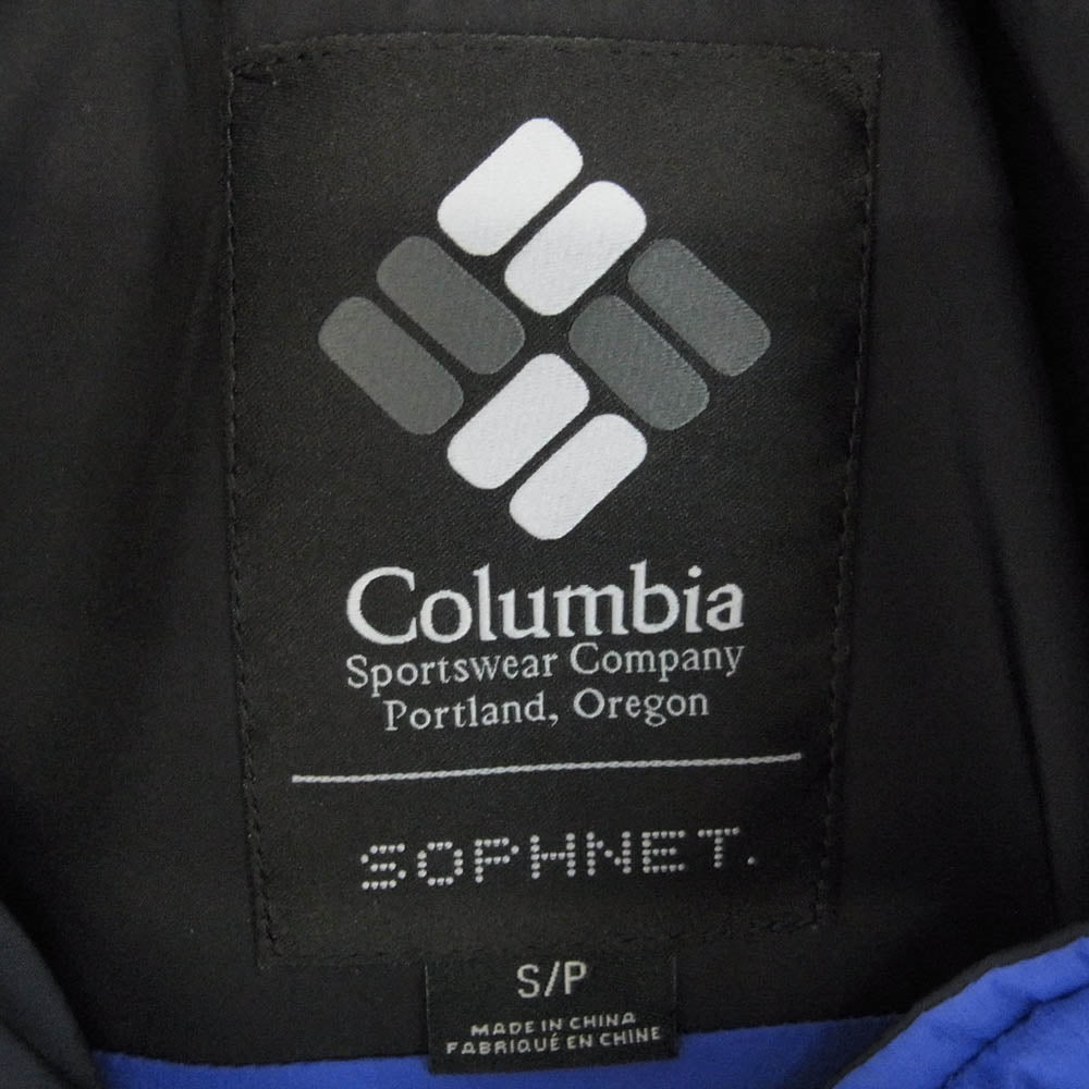 SOPHNET. ソフネット 21AW SOPH-212009 × COLUMBIA コロンビア POWDER KEG INTERCHANGE PARKA パウダー ケグ インターチェンジ パーカ ジャケット ブラック系 S/P【中古】
