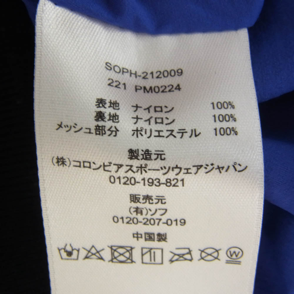 SOPHNET. ソフネット 21AW SOPH-212009 × COLUMBIA コロンビア POWDER KEG INTERCHANGE PARKA パウダー ケグ インターチェンジ パーカ ジャケット ブラック系 S/P【中古】