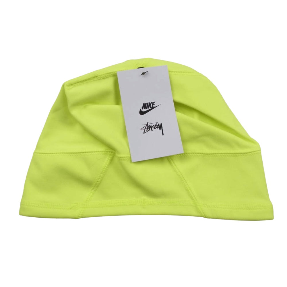 NIKE ナイキ HV9115-702 × STUSSY ステューシー Skullcap サーマル ビーニー キャップ 帽子 イエロー系【新古品】【未使用】【中古】