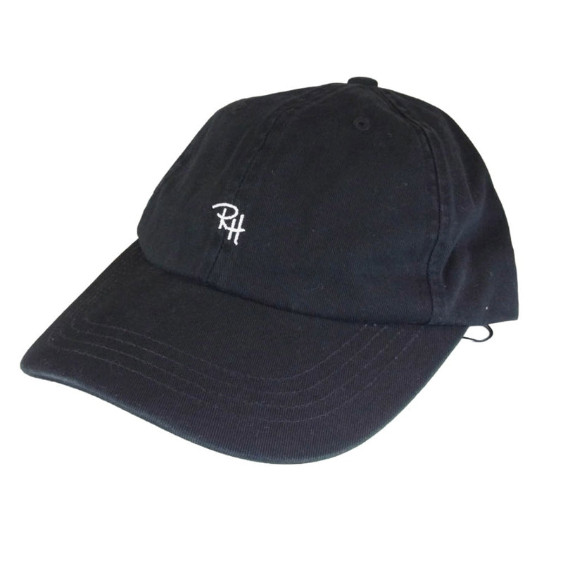 Ron Herman ロンハーマン 4021000024 ウォッシュ ツイル ロゴ キャップ 帽子 ブラック系【極上美品】【中古】