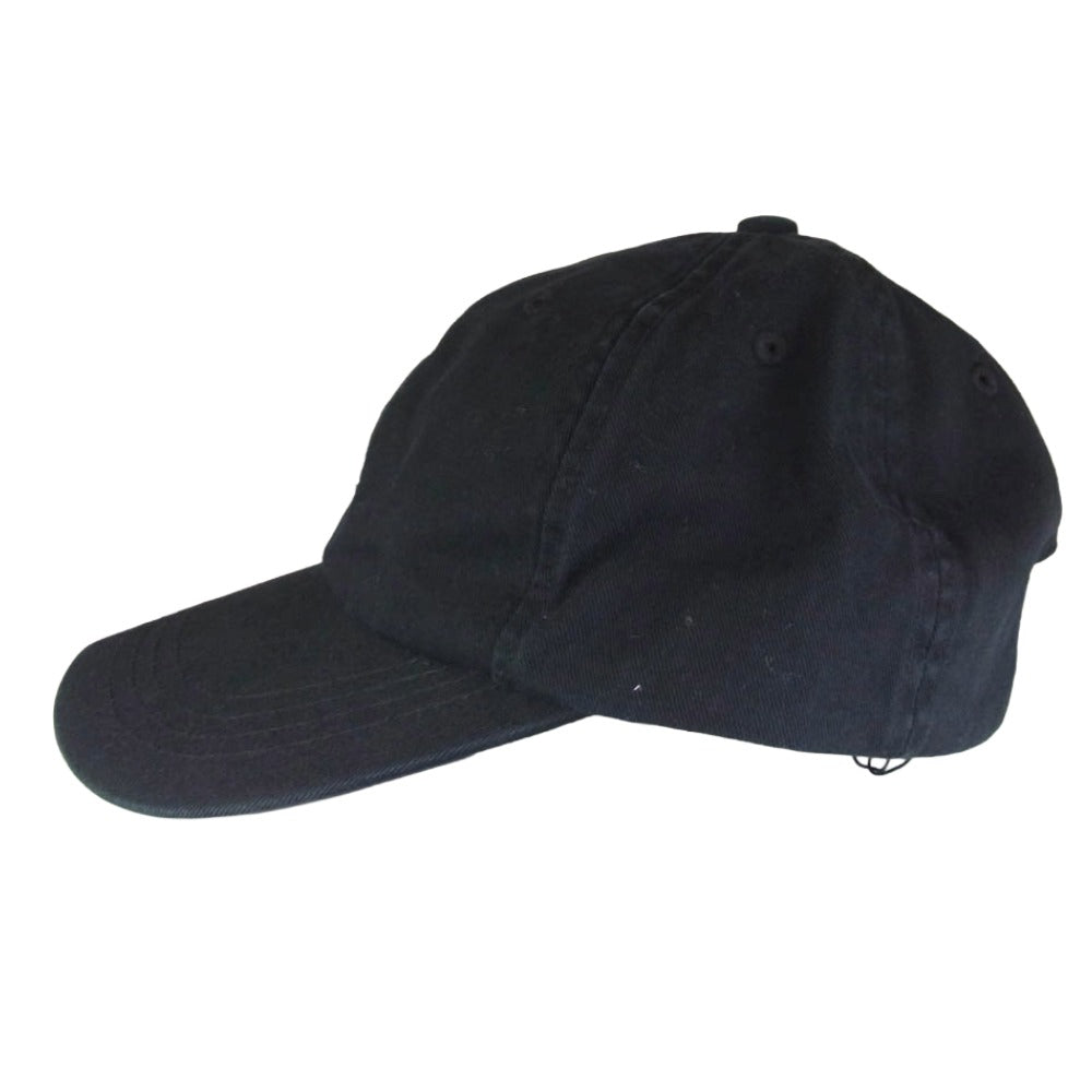 Ron Herman ロンハーマン 4021000024 ウォッシュ ツイル ロゴ キャップ 帽子 ブラック系【極上美品】【中古】