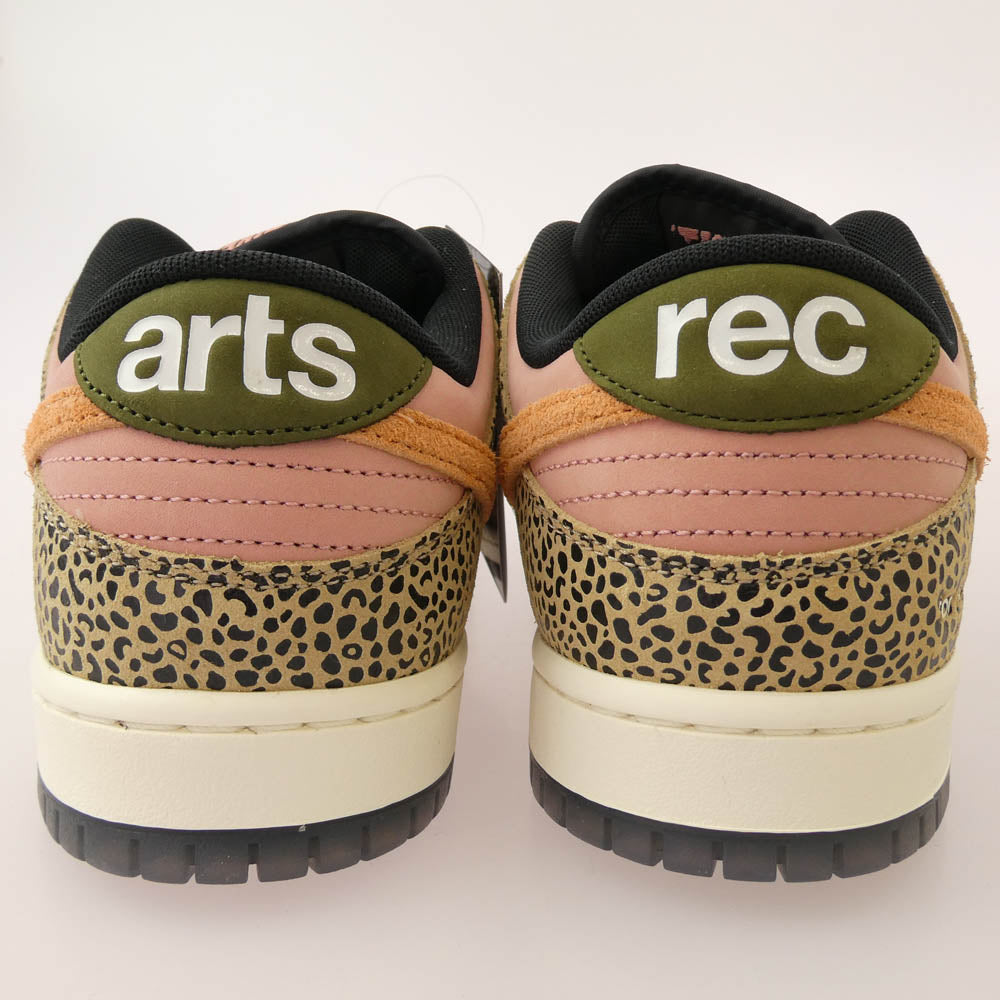 NIKE ナイキ IH3211-200 × Arts Rec アーツレック SB Dunk Low Pro ダンク ロー プロ Rust Pink and Rough Green ラストピンク アンド ラフグリーン ピンク系 マルチカラー系 28cm【新古品】【未使用】【中古】