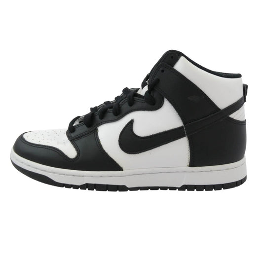 NIKE ナイキ DD1399-103 Dunk High Black and White ダンク ハイ ブラック アンド ホワイト スニーカー ブラック系 28cm【極上美品】【中古】