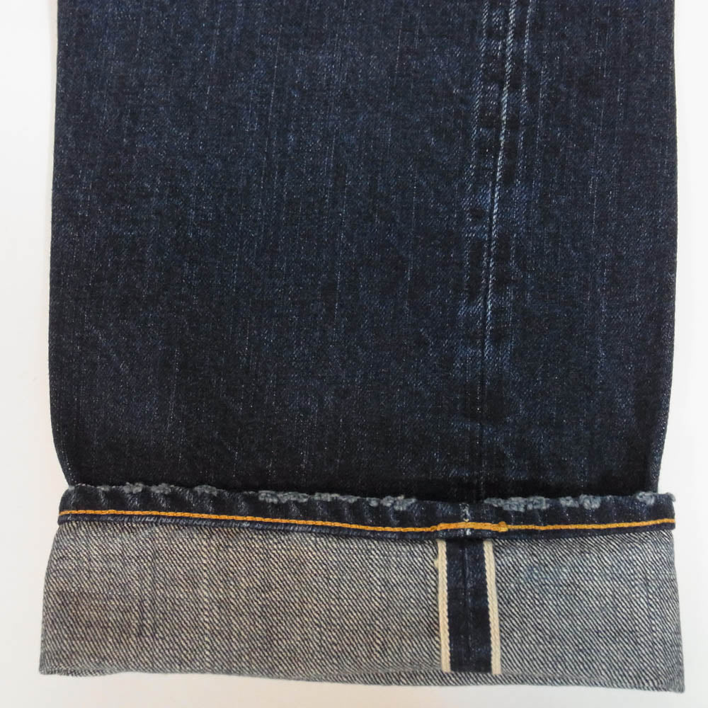 THE FLAT HEAD ザフラットヘッド 3009ZR リメイク ナロー ストレート デニム ジーンズ インディゴブルー系 34【極上美品】【中古】