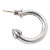 CHROME HEARTS クロムハーツ（原本無） HOOP PLAIN プレーン フープ シルバー ピアス シルバー系 表記なし【中古】