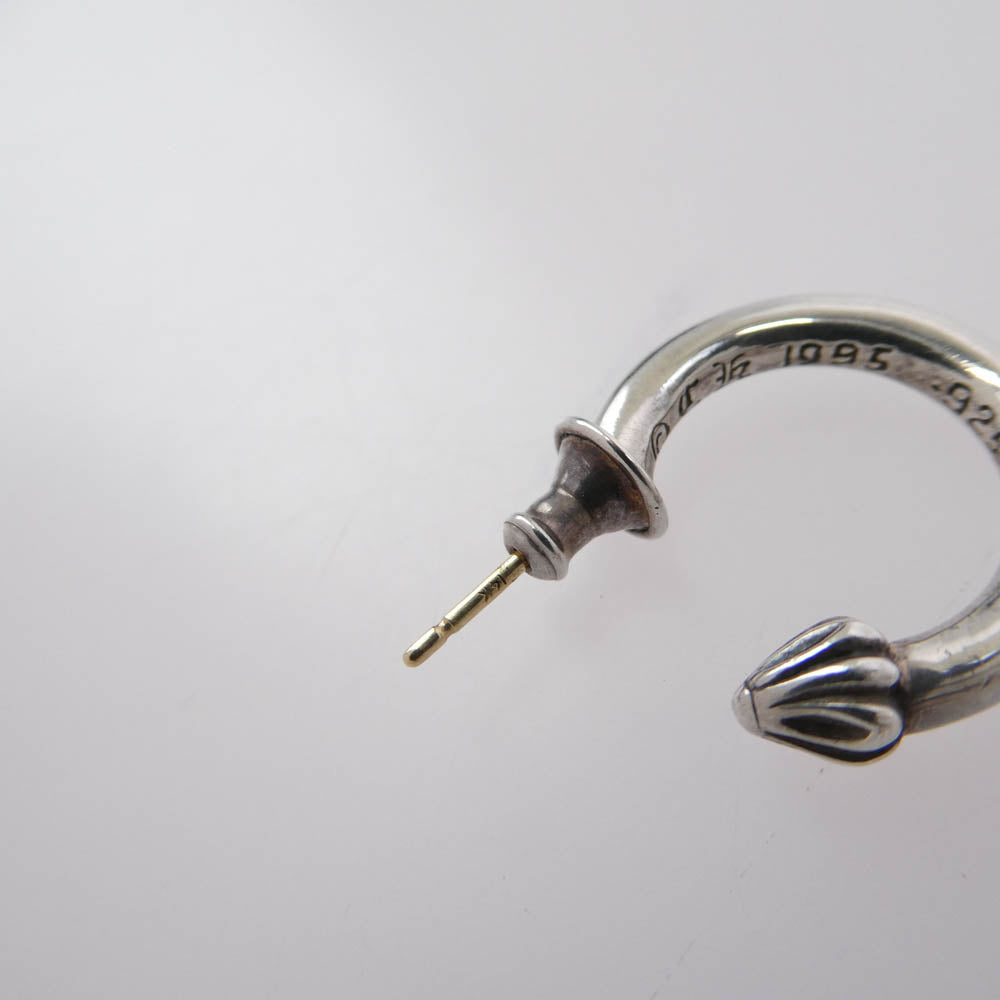 CHROME HEARTS クロムハーツ（原本無） HOOP PLAIN プレーン フープ シルバー ピアス シルバー系 表記なし【中古】