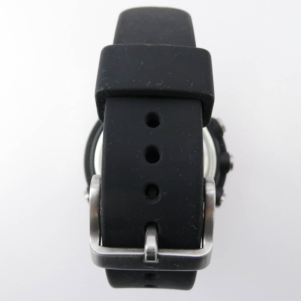 SEIKO セイコー S802-00A0 PROSPEX LOWERCASE プロスペックス フィールドマスター ソーラー デジタル クォーツ 腕時計 シリコンバンド ブラック系【中古】