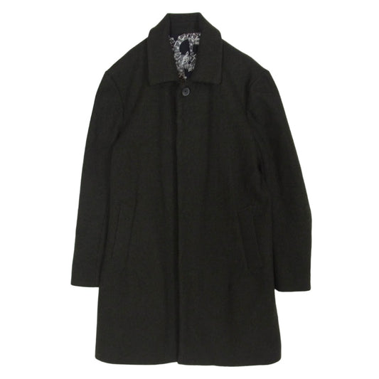 NUMBER(N)INE ナンバーナイン STUDIOUS 別注 カシミヤ混 ステンカラー コート モスグリーン系 1【中古】