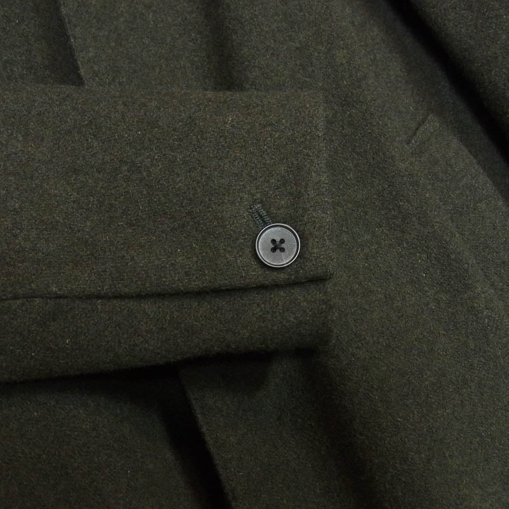 NUMBER(N)INE ナンバーナイン STUDIOUS 別注 カシミヤ混 ステンカラー コート モスグリーン系 1【中古】