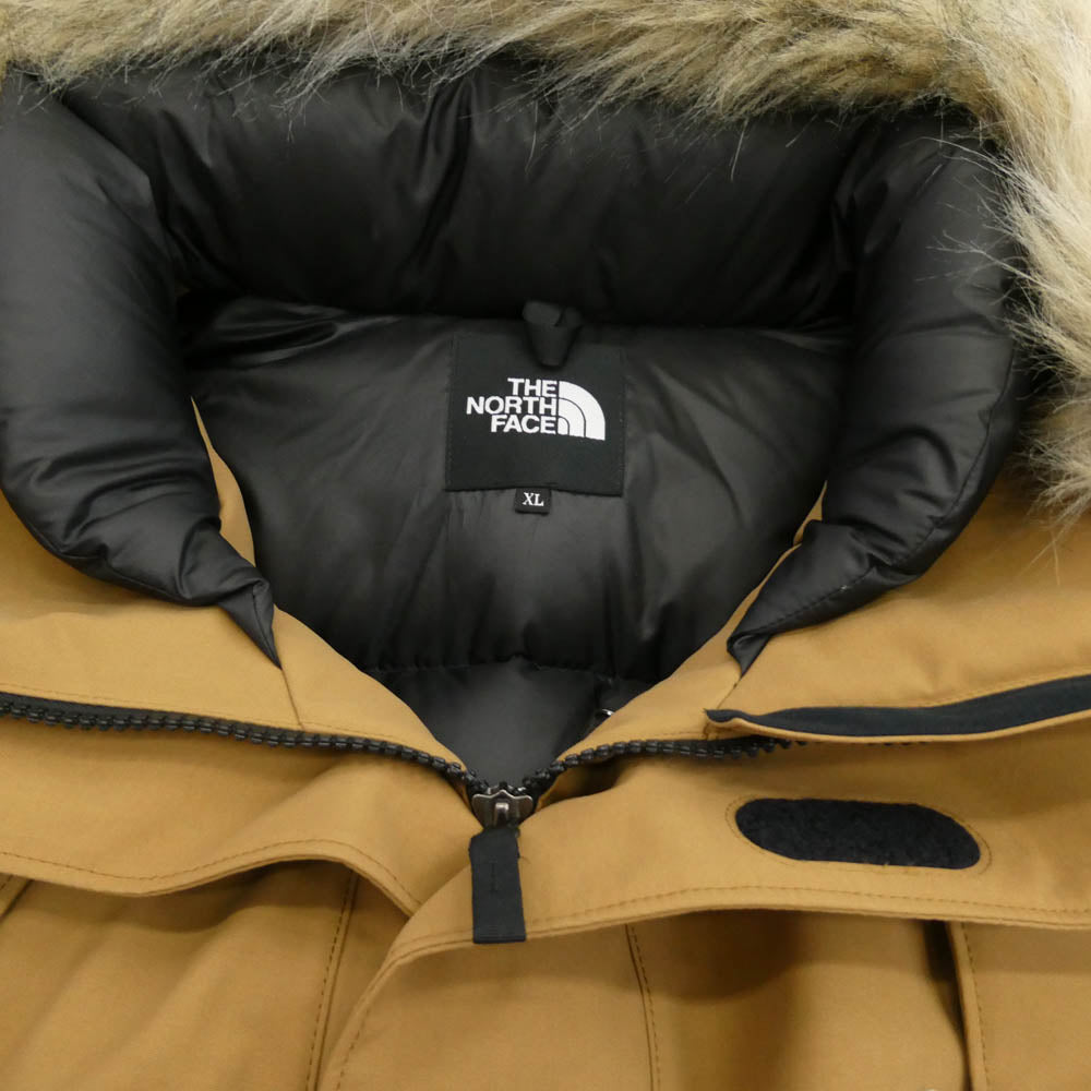 THE NORTH FACE ノースフェイス ND92342 Antarctica Parka アンタークティカ パーカ ファー ダウン ジャケット ユーティリティブラウン ブラウン系 XL【新古品】【未使用】【中古】