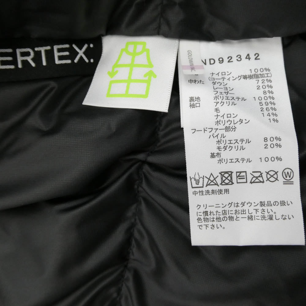 THE NORTH FACE ノースフェイス ND92342 Antarctica Parka アンタークティカ パーカ ファー ダウン ジャケット ユーティリティブラウン ブラウン系 XL【新古品】【未使用】【中古】