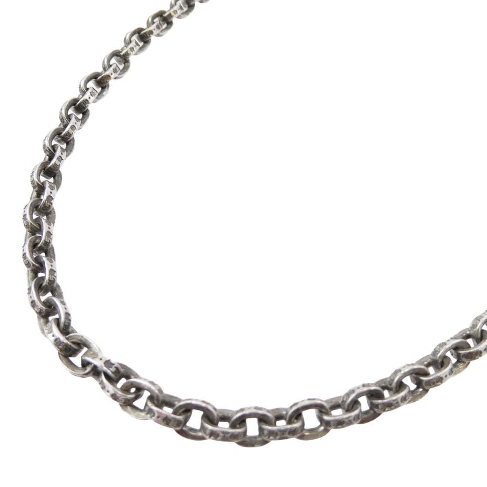 CHROME HEARTS クロムハーツ（原本無） 20inch PAPER CHAIN 20 ペーパーチェーン 20インチ シルバー ネックレス シルバー系 表記なし【中古】