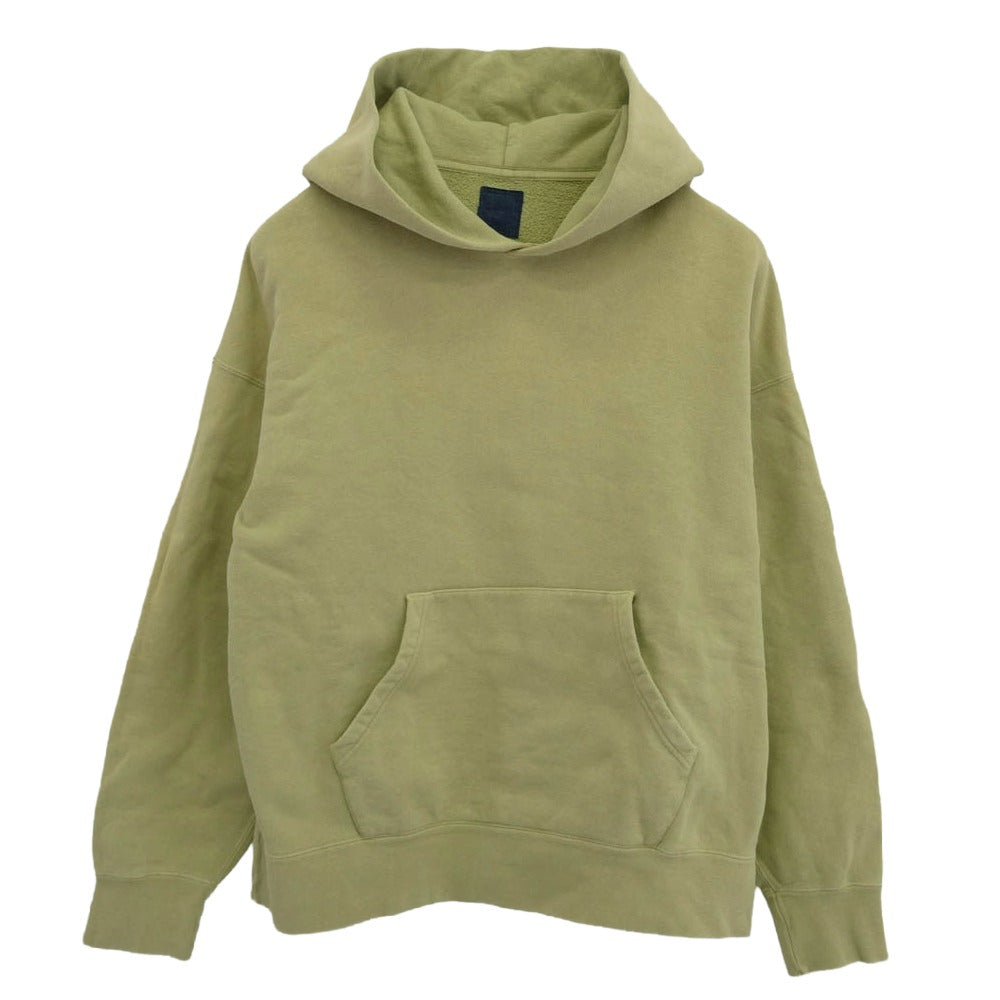 VISVIM ビズビム 0225905010010 ICT JUMBO SB HOODIE P.O. CRASH LT.GREEN ジャンボ フーディー クラッシュ パーカー 1【中古】