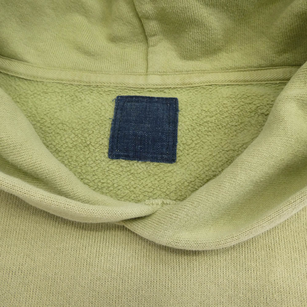 VISVIM ビズビム 0225905010010 ICT JUMBO SB HOODIE P.O. CRASH LT.GREEN ジャンボ フーディー クラッシュ パーカー 1【中古】
