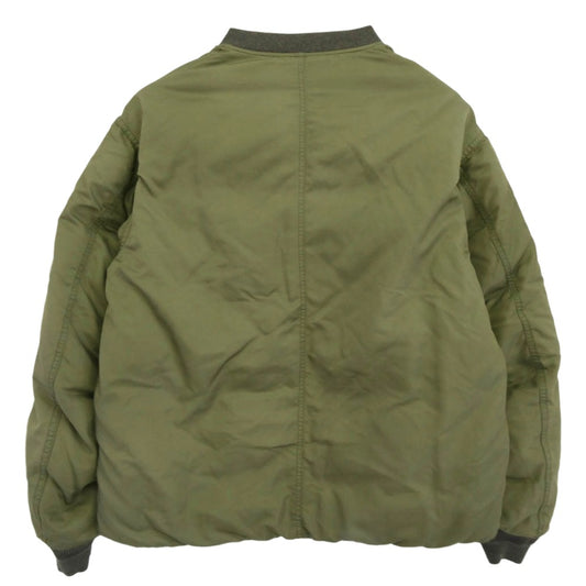 VISVIM ビズビム 23AW 0123205013002 CORPS DOWN JKT GREEN 天然染色加工 コープス リバーシブル ダウン ジャケット カーキ系 1【中古】