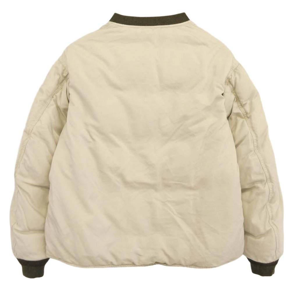 VISVIM ビズビム 23AW 0123205013002 CORPS DOWN JKT GREEN 天然染色加工 コープス リバーシブル ダウン ジャケット カーキ系 1【中古】