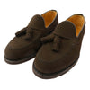 Berwick バーウィック 8491SBVIDB タッセル スエード ローファー シューズ ブラウン系 5.5【中古】