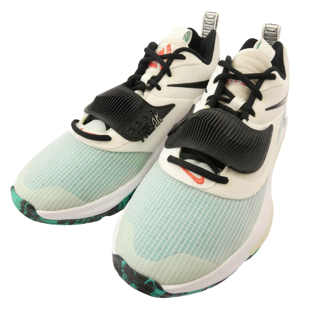 NIKE ナイキ DA0694-101 Zoom Freak 3 ズームフリーク3 ホワイト クリアエメラルド スニーカー ブルー系 27.5cm【中古】