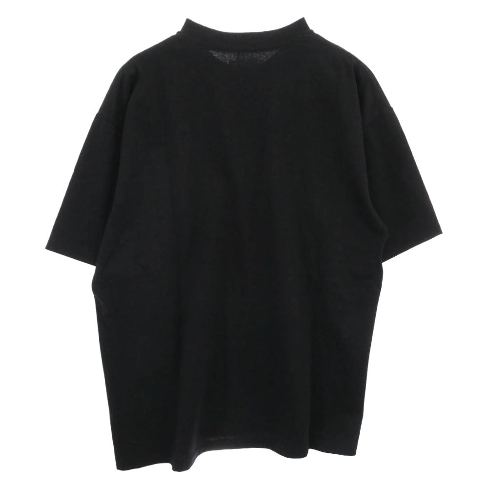 COMOLI コモリ 25SS B01-05010 コットンジャージ 半袖 Tシャツ カットソー ブラック系 3【中古】