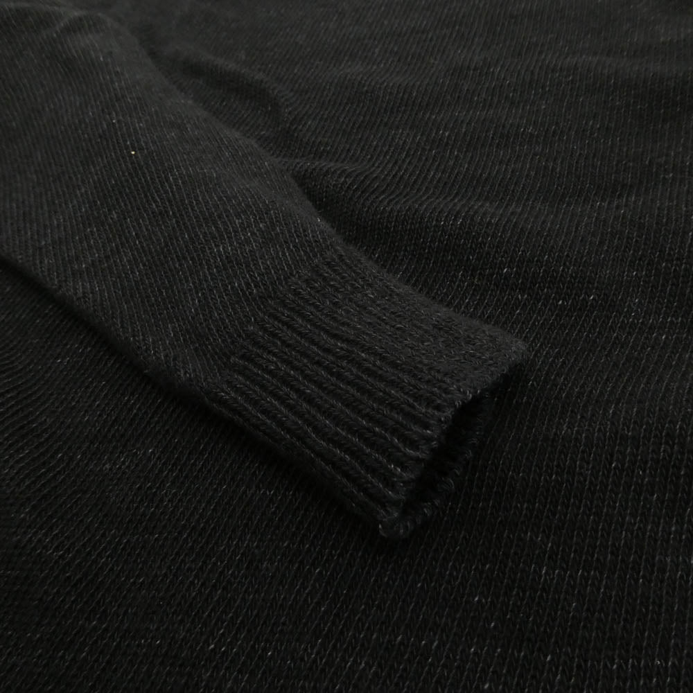 COMOLI コモリ 25SS B01-06007 7G クルーネック ニット セーター ブラック系 1【中古】