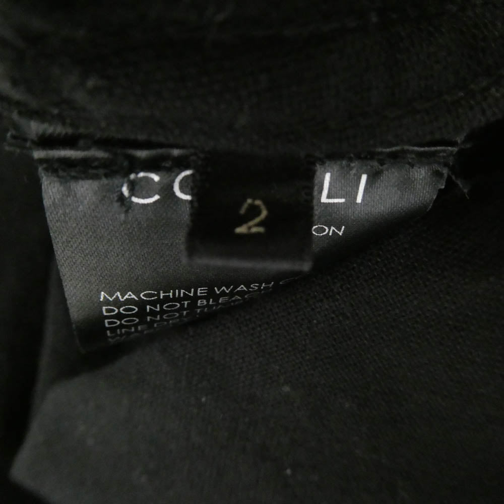 COMOLI コモリ 25SS B01-03010 オックス ドローストリング パンツ ブラック系 2【極上美品】【中古】