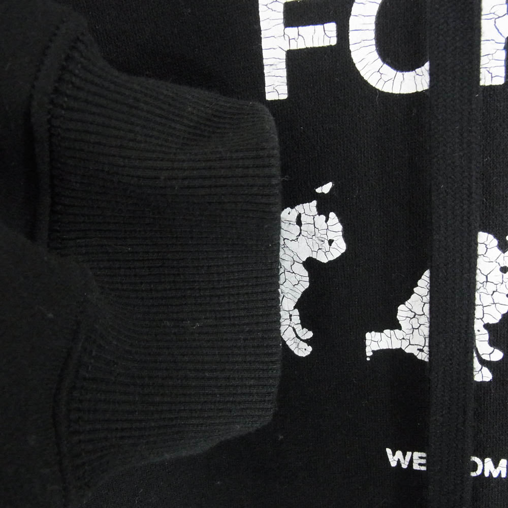 フォーマー ロゴ プリント プルオーバー パーカー ブラック系 XL【中古】