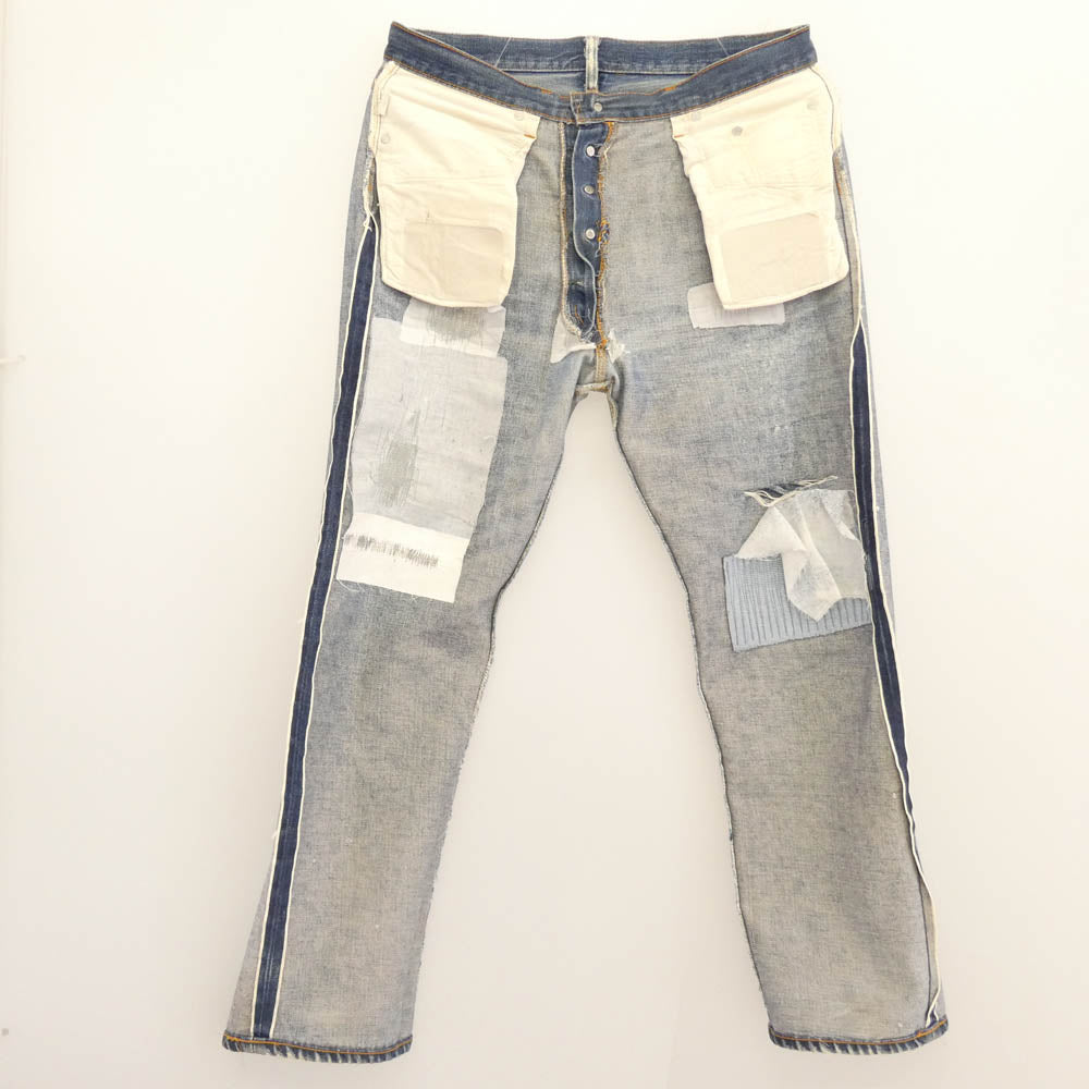 Levi's リーバイス 70s 75年製 501 66前期 ボタン裏刻印2 ボタンフライ デニムパンツ インディゴブルー系【中古】
