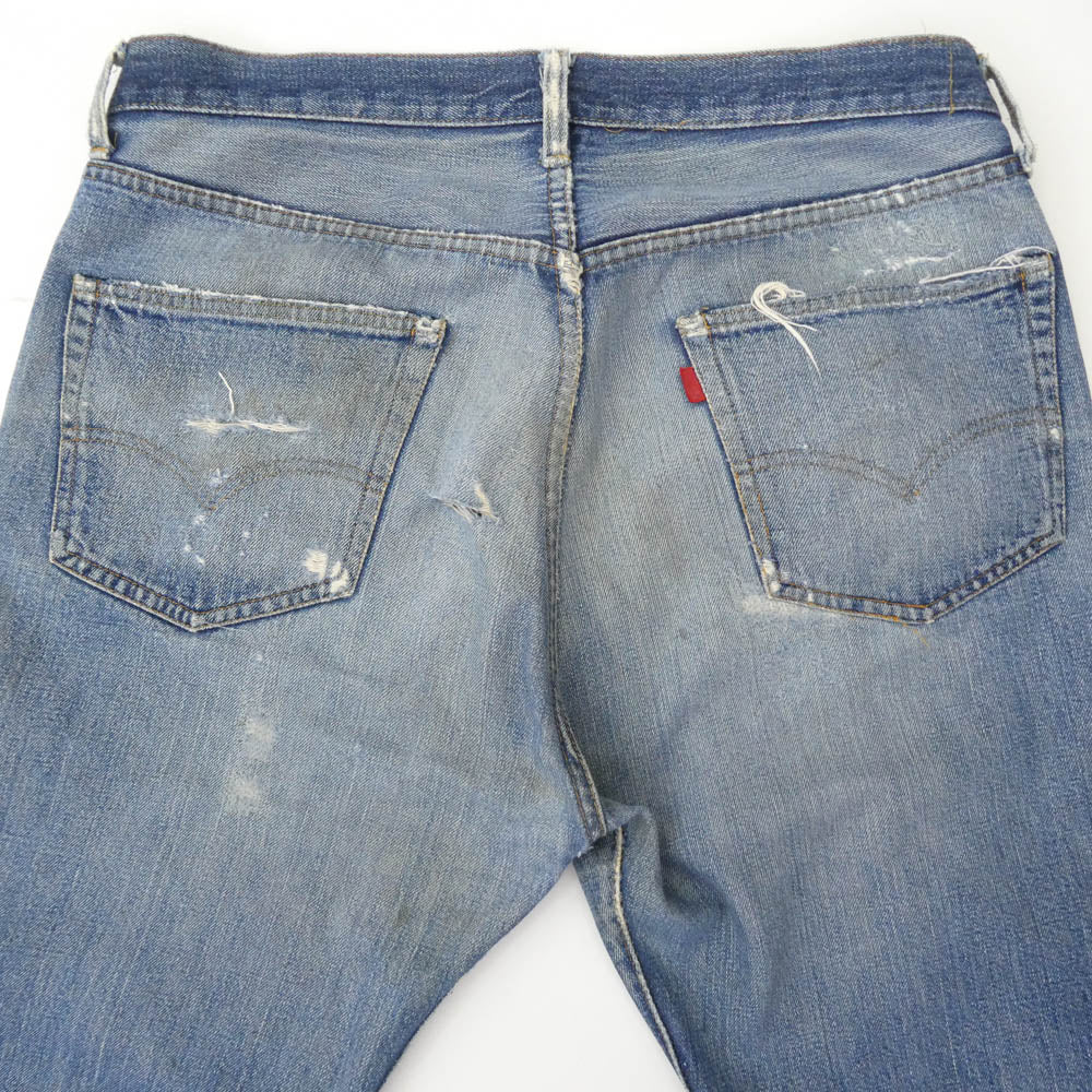 Levi's リーバイス 70s 75年製 501 66前期 ボタン裏刻印2 ボタンフライ デニムパンツ インディゴブルー系【中古】