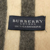 BURBERRY バーバリー カシミア チェック マフラー ベージュ系【中古】