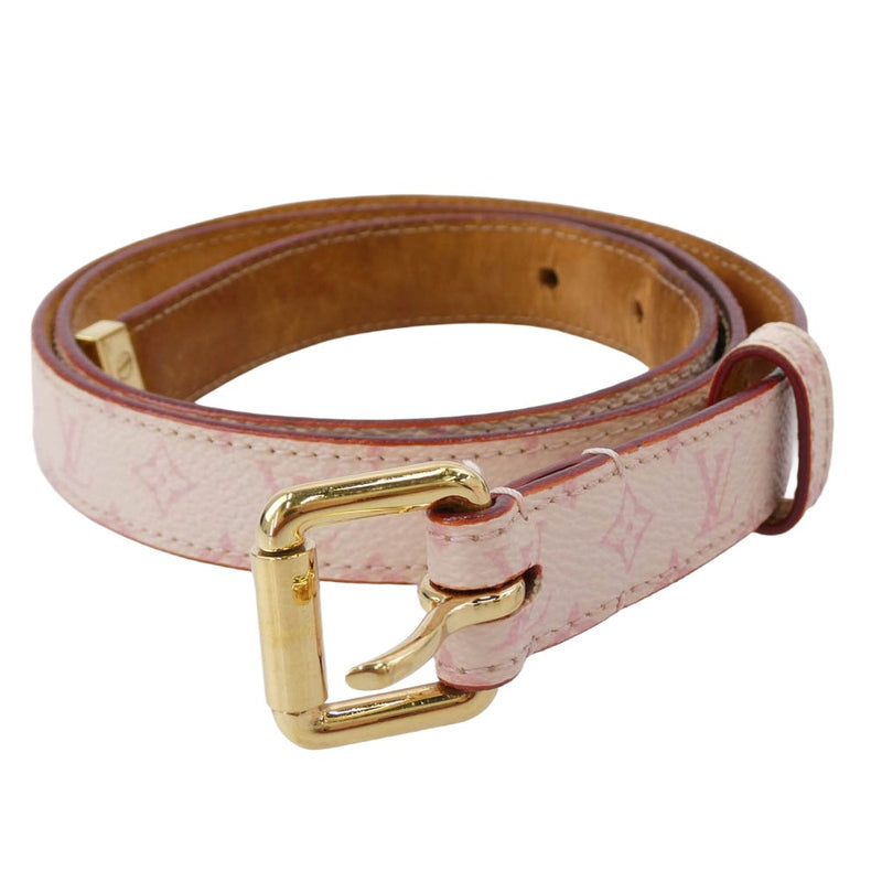 LOUIS VUITTON ルイ・ヴィトン M9273W モノグラム サンチュール チェリーブロッサム ローズ ベルト ピンク系 80/32【中古】