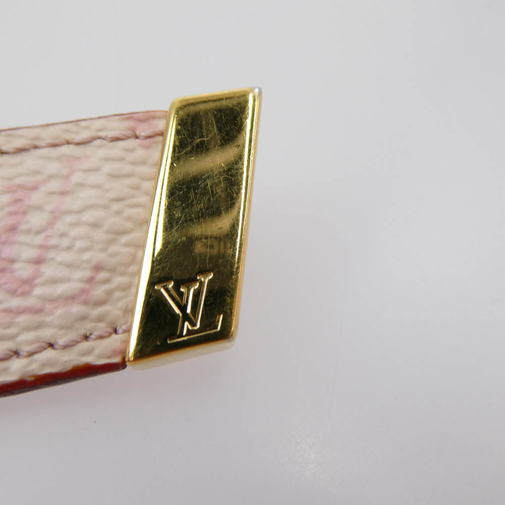 LOUIS VUITTON ルイ・ヴィトン M9273W モノグラム サンチュール チェリーブロッサム ローズ ベルト ピンク系 80/32【中古】