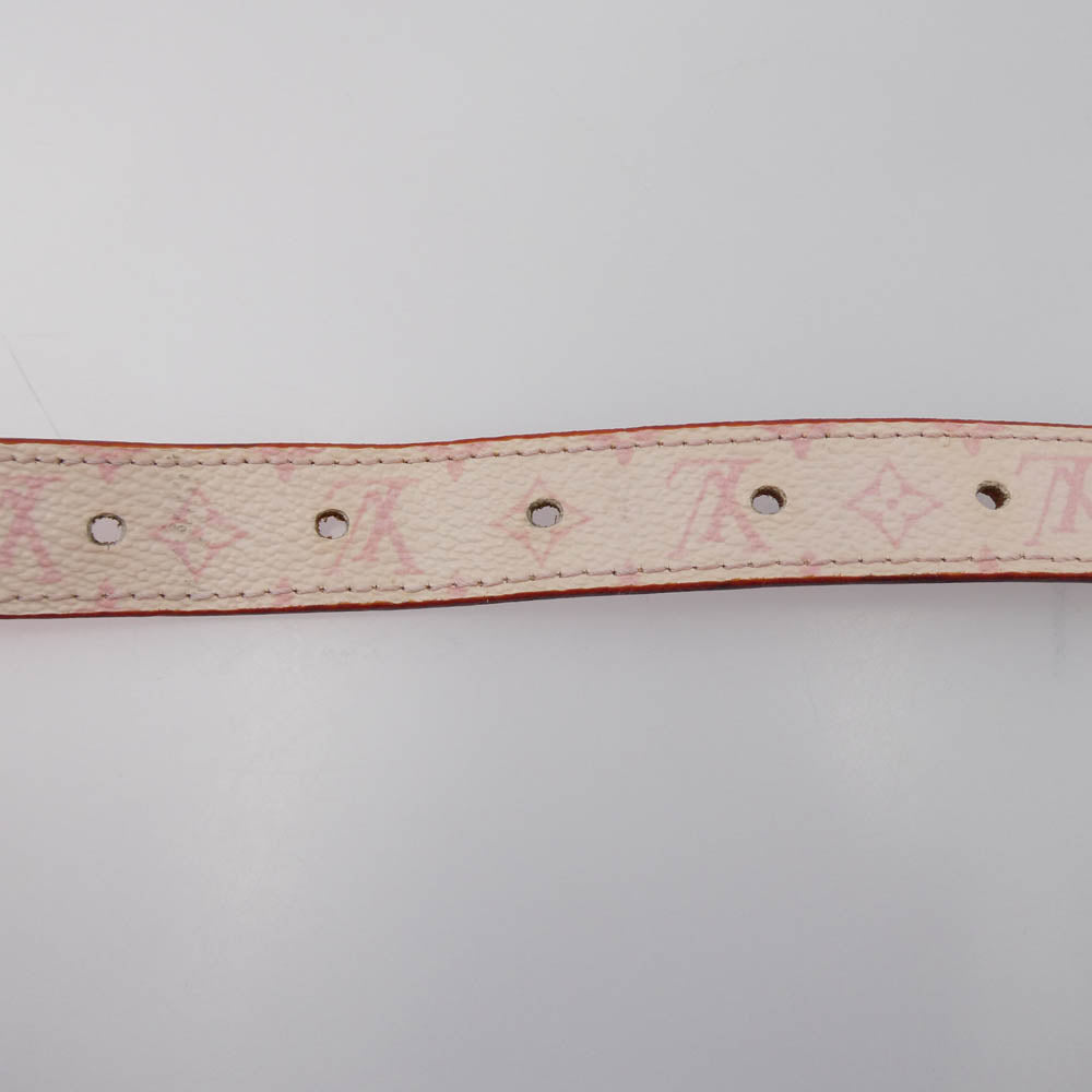LOUIS VUITTON ルイ・ヴィトン M9273W モノグラム サンチュール チェリーブロッサム ローズ ベルト ピンク系 80/32【中古】