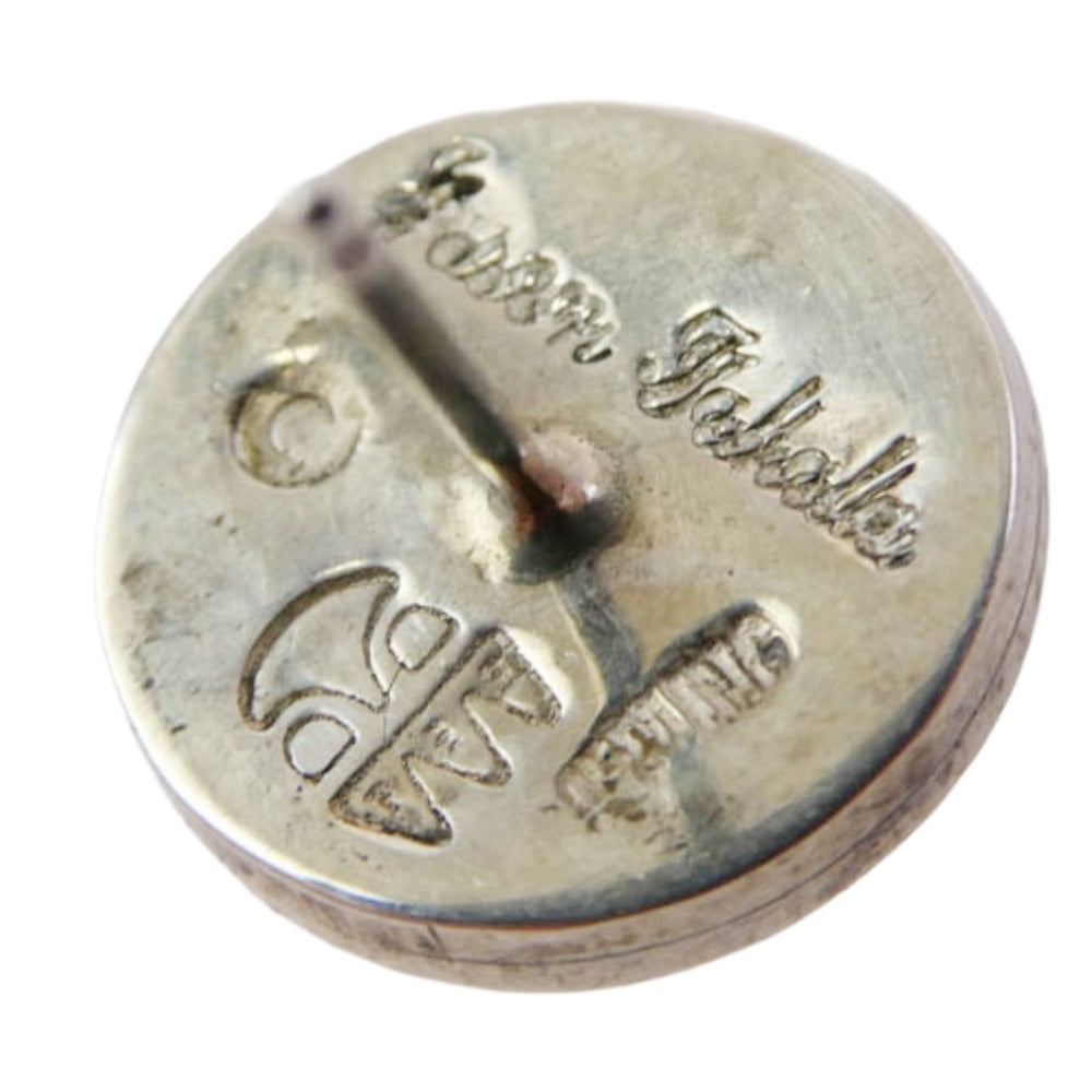 JASON TAKALA ジェイソンタカラ インディアンジュエリー ホピ族 マンインザメイズ ピアス 両耳セット シルバー系 表記なし【中古】