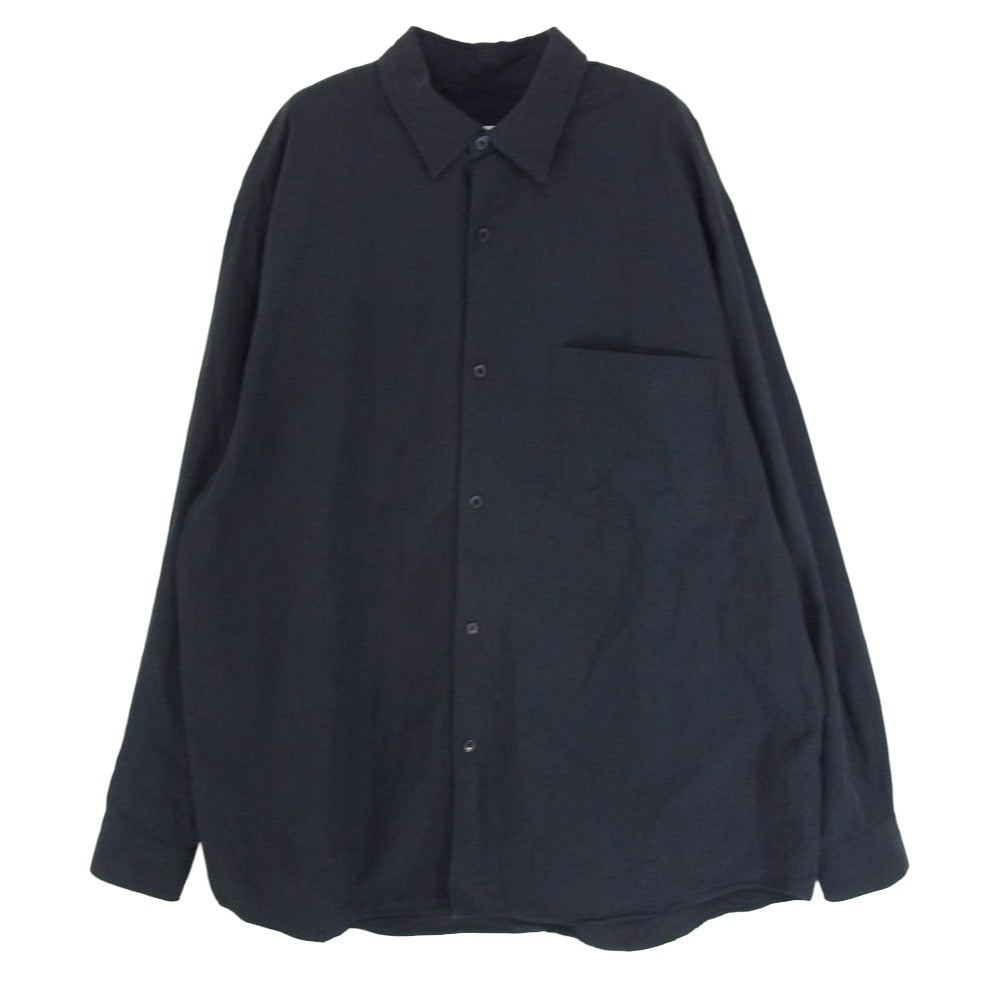 24SS COMOLI コモリシャツ ネイビー サイズ2 COMOLI / コモリ | コモリ
