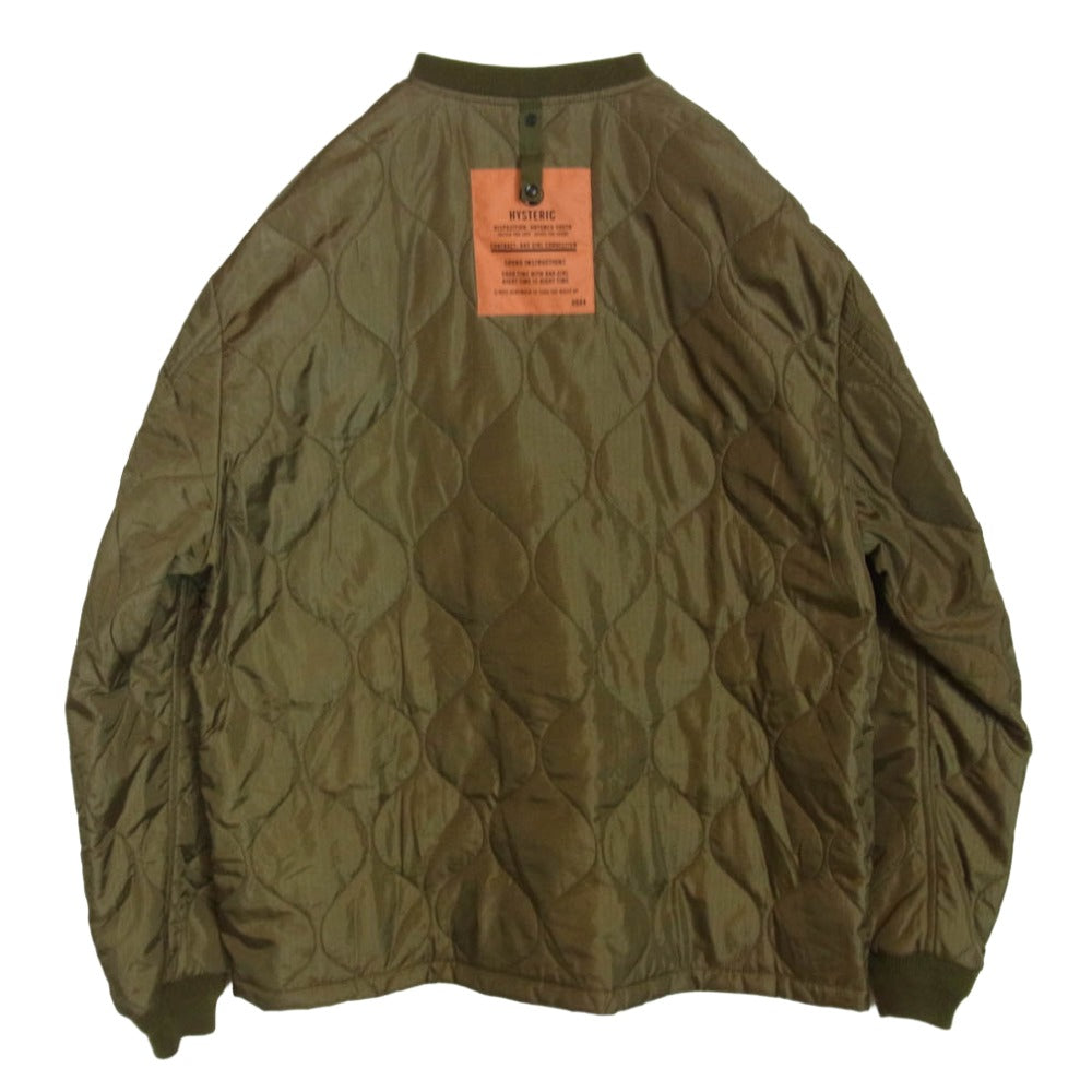 HYSTERIC GLAMOUR ヒステリックグラマー 24AW 02243AB12 SNAKE&SKULL刺繍 M1951 スネーク スカル フィールド ミリタリー ジャケット カーキ L【中古】
