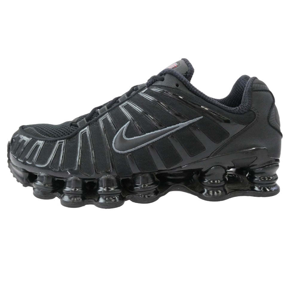 NIKE ナイキ AV3595-002 Shox TL Black Metallic Hematite Max Orange ショックス TL スニーカー ブラック系 27.5cm【中古】