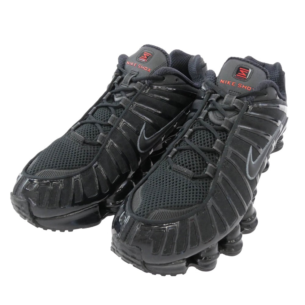 NIKE ナイキ AV3595-002 Shox TL Black Metallic Hematite Max Orange ショックス TL スニーカー ブラック系 27.5cm【中古】
