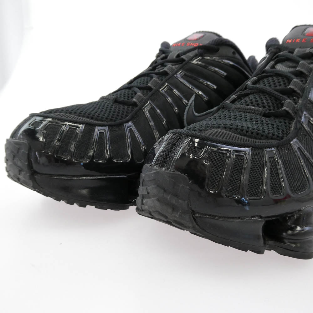 NIKE ナイキ AV3595-002 Shox TL Black Metallic Hematite Max Orange ショックス TL スニーカー ブラック系 27.5cm【中古】