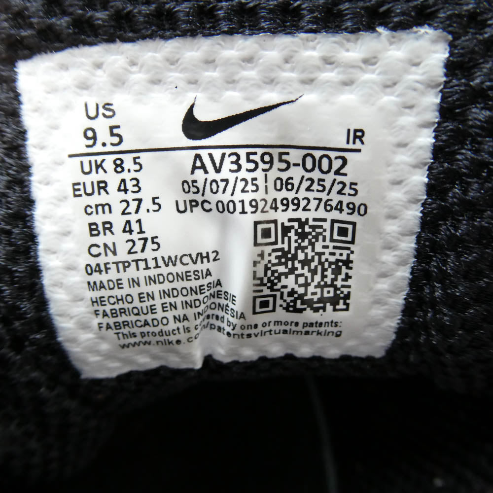 NIKE ナイキ AV3595-002 Shox TL Black Metallic Hematite Max Orange ショックス TL スニーカー ブラック系 27.5cm【中古】